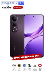 Vivo V50 Lite 5G - 12GB RAM - 256GB Storage - PTA Approved - 12 Months Warranty - Black - The Original Bro Mobiles - TOB33
